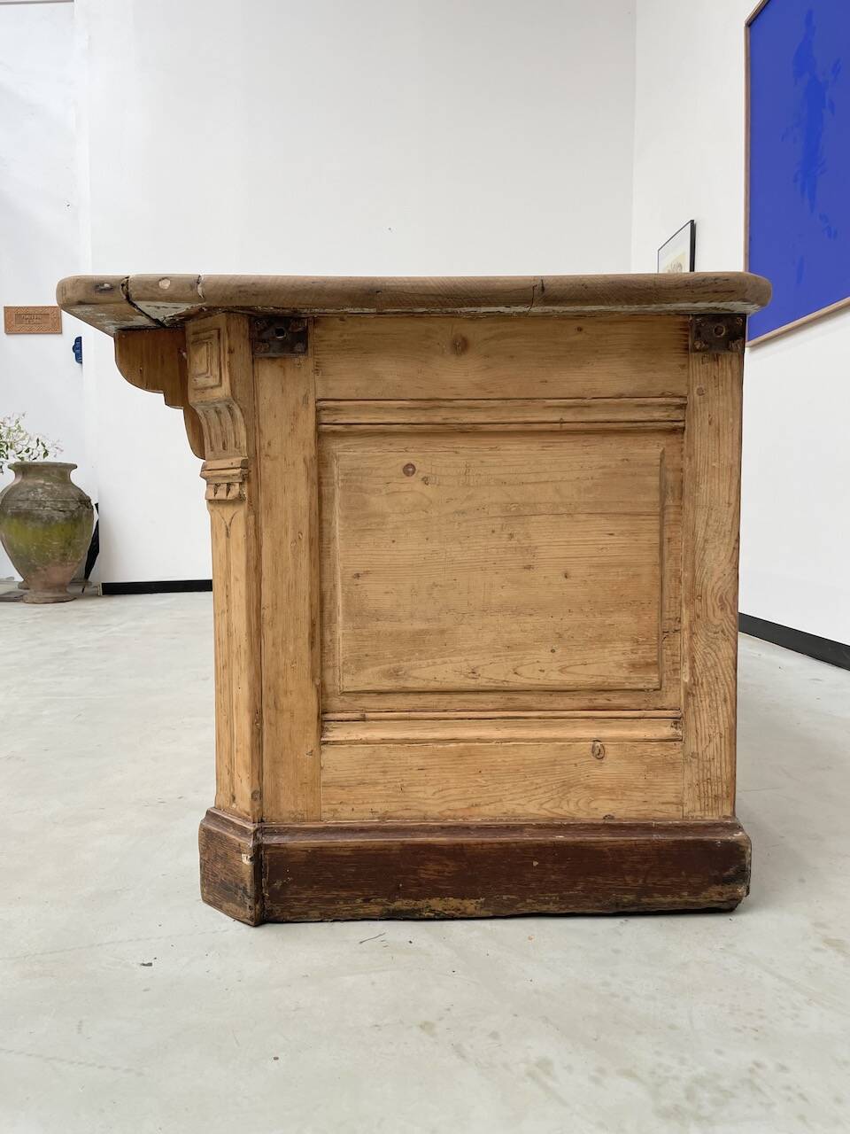 XXL oak and pine counter 350cm