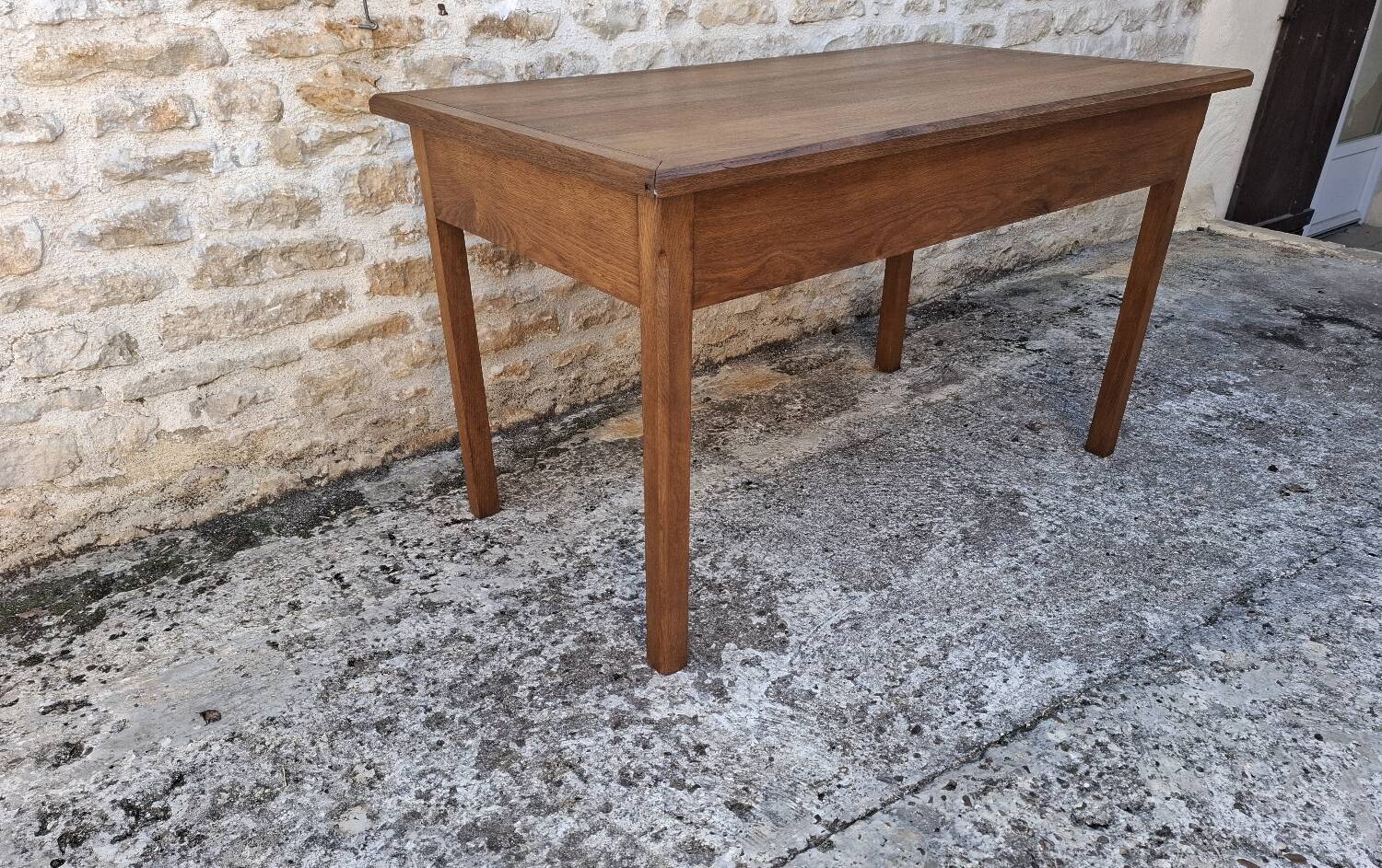 Oak farmhouse table