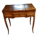 Period dressing table and writing desk in fruitwood, Louis XV style.