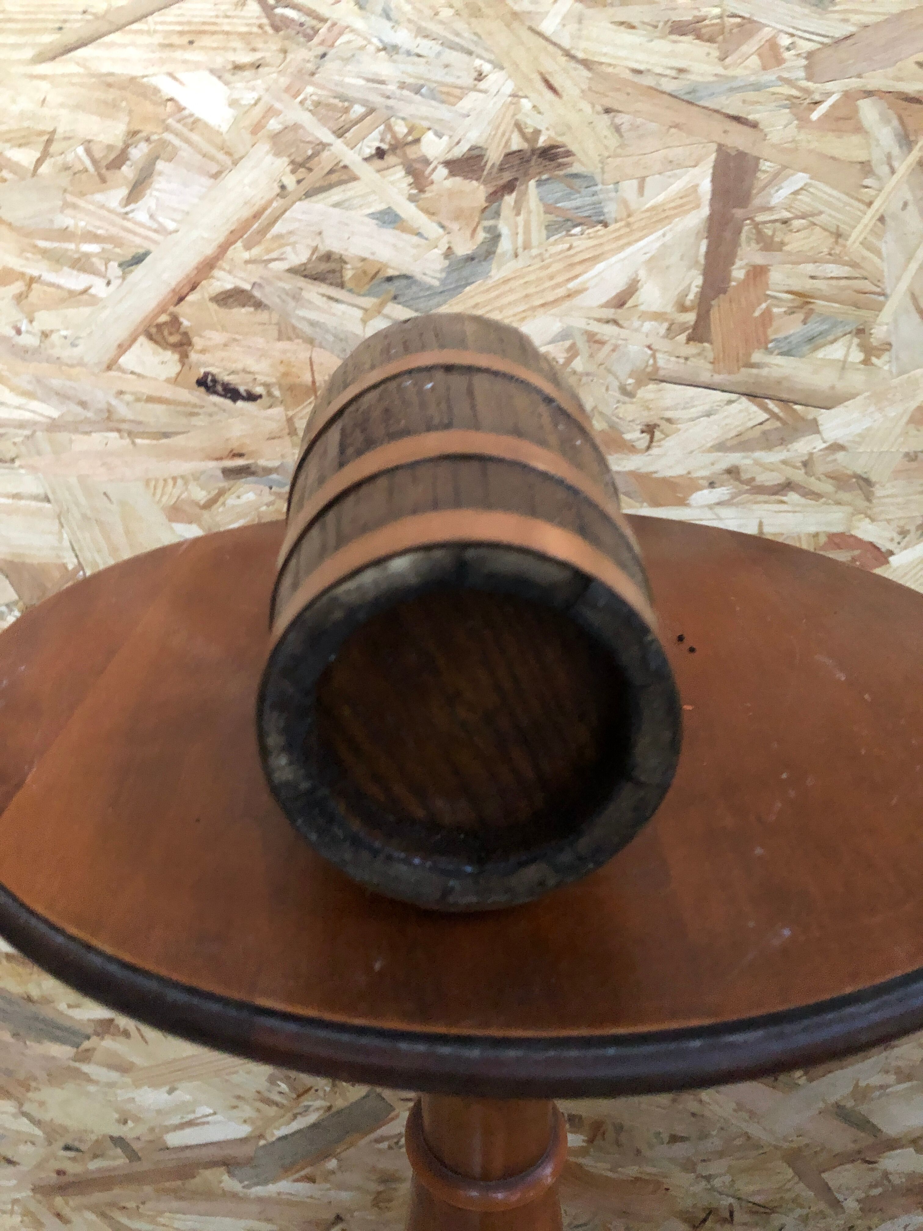 Old wood bottle