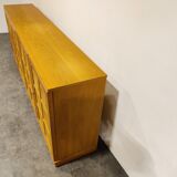 Graphical brutalist credenza, 1970s