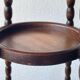 Vintage turned wooden gueridon from the 60s.