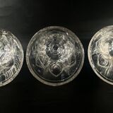 3 verres géants baccarat 280ml m.à feuilles