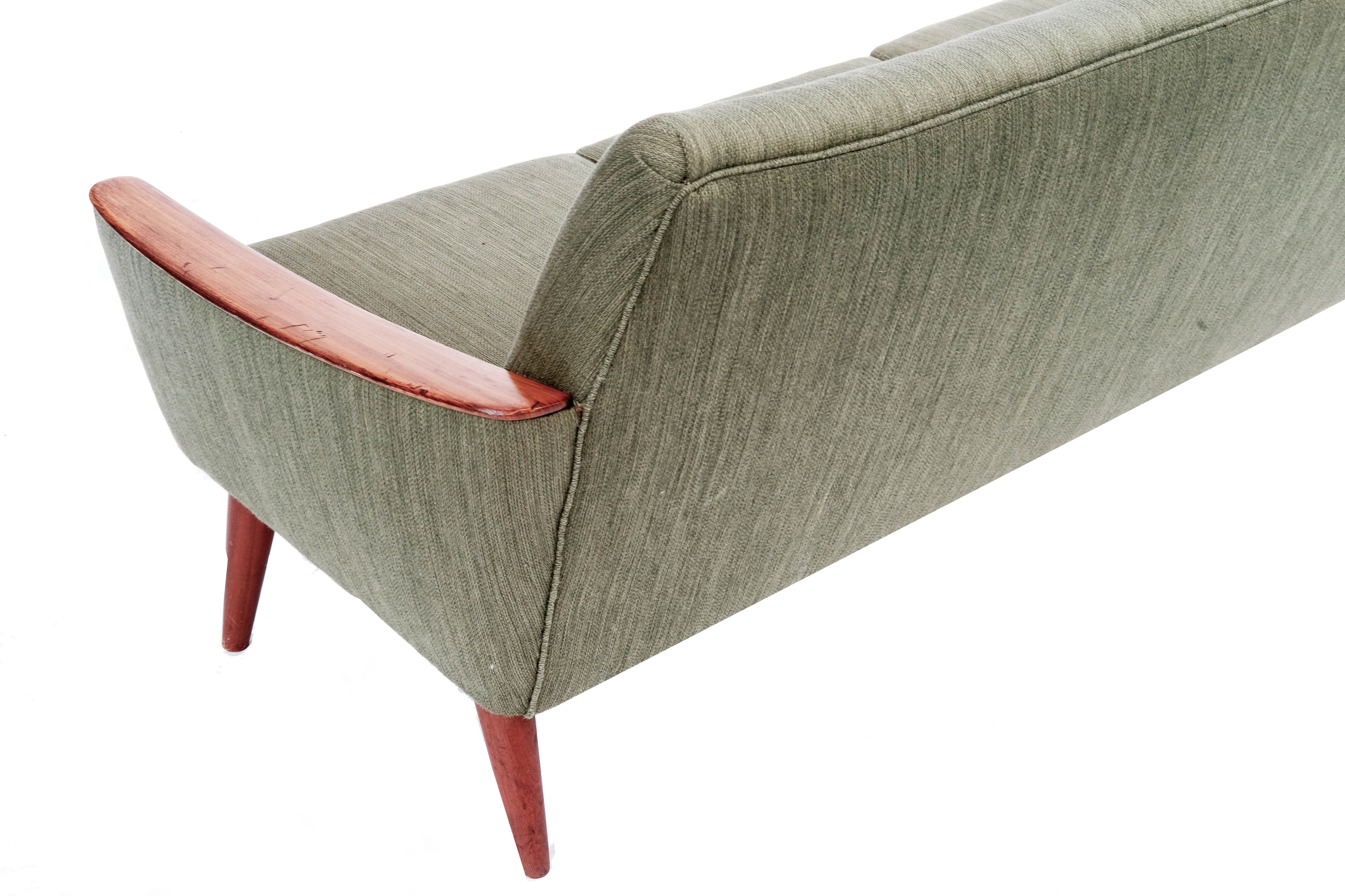 living room set,  norway 1960's, set of 2 armchairs & sofa