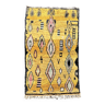 Grand Tapis Berbere Marocain Boujad en laine, style boho chic, 160x275 cm