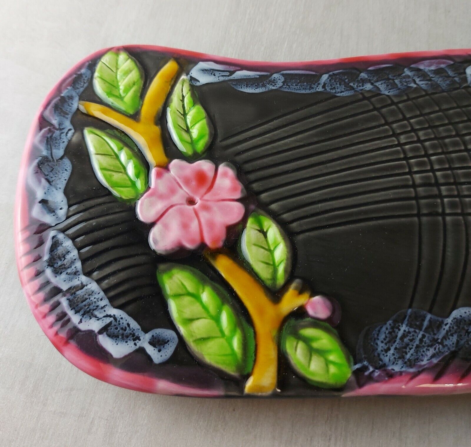 Table mat, ceramics from Vallauris, vintage