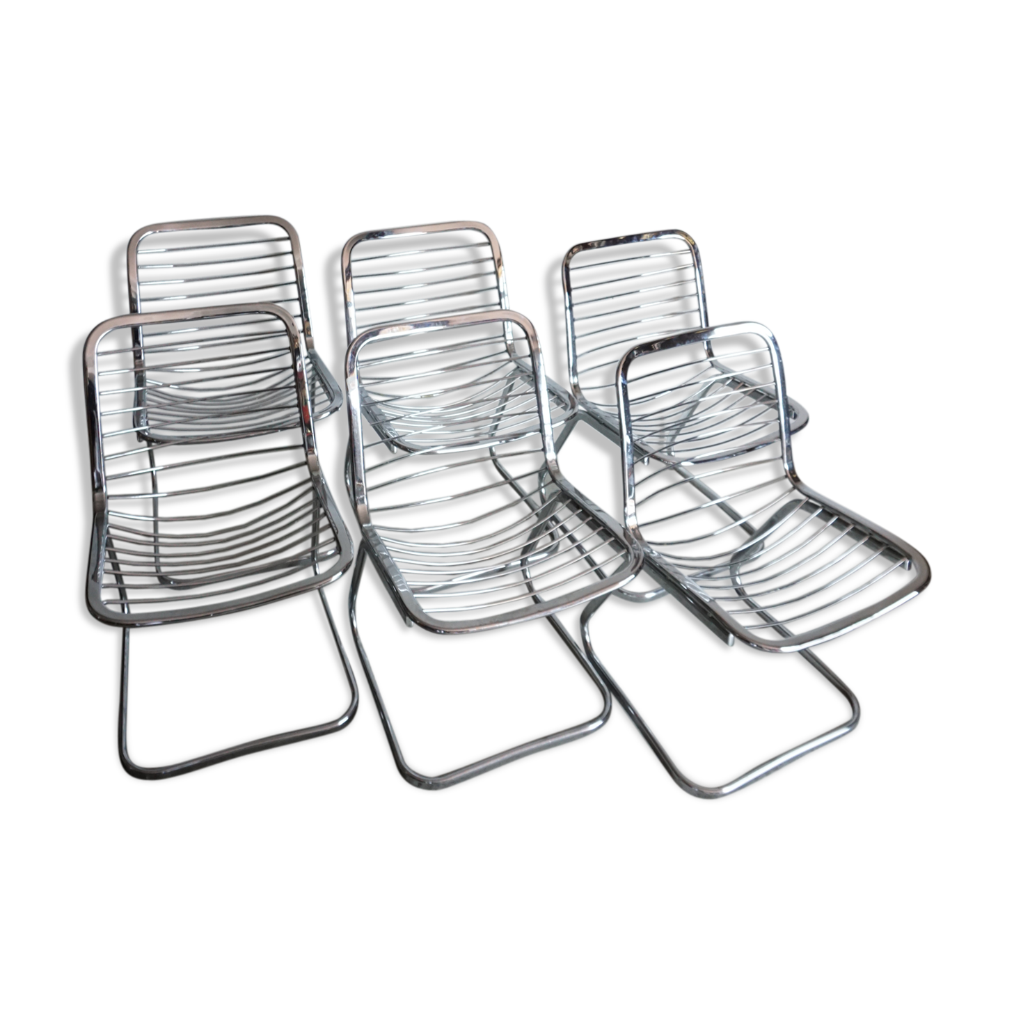 6 Italian chairs 70