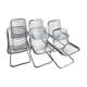 Set de 6 chaises italiennes 70