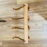 Wall-mounted coat rack 4 hooks