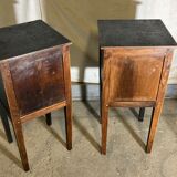 Pair of directoire bedside