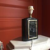 Table lamp in bakelite and gilded brass, 1980s