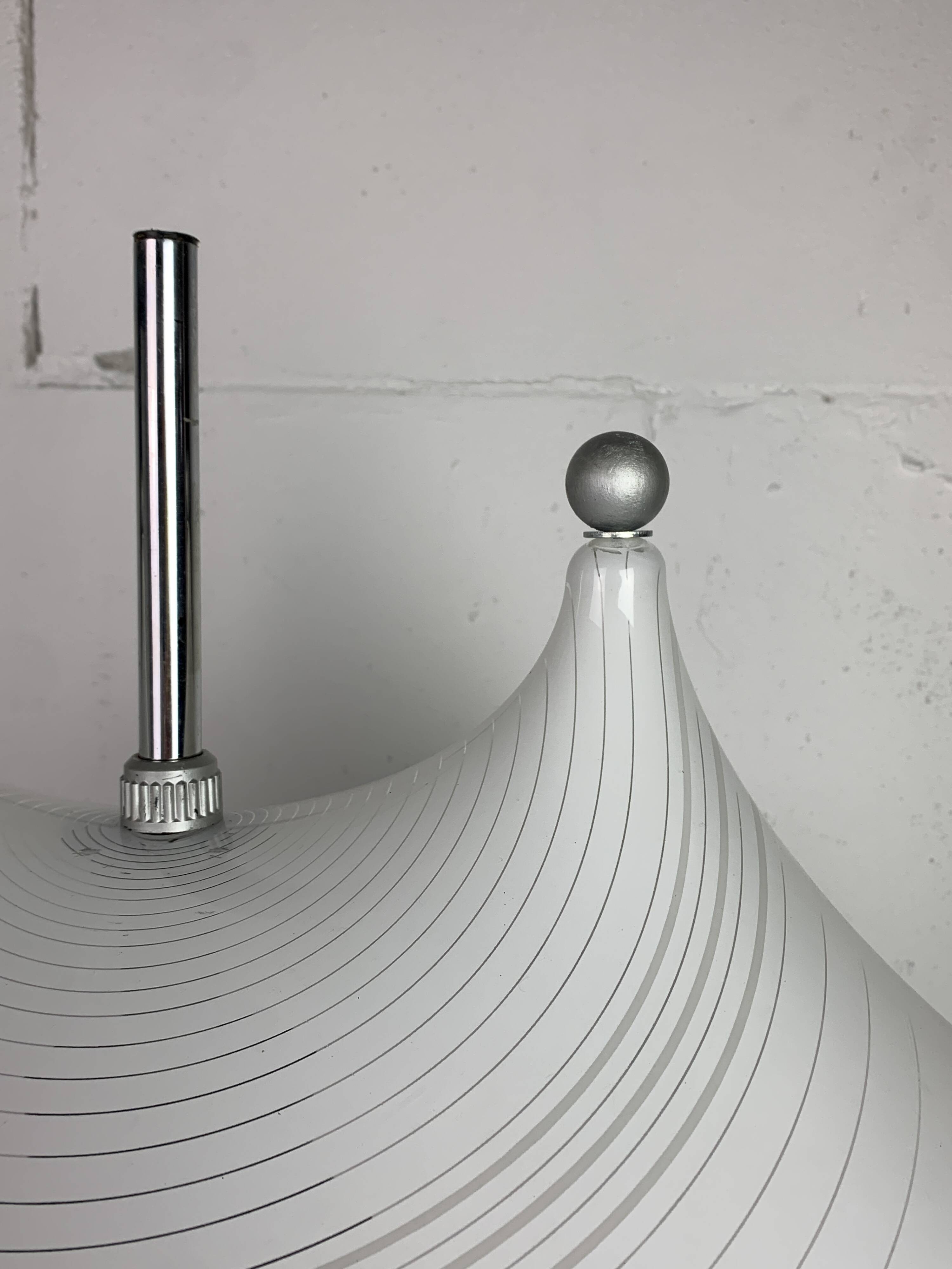Large Dutch design space age adjustable table or desk lamp by Harco Loor, 1