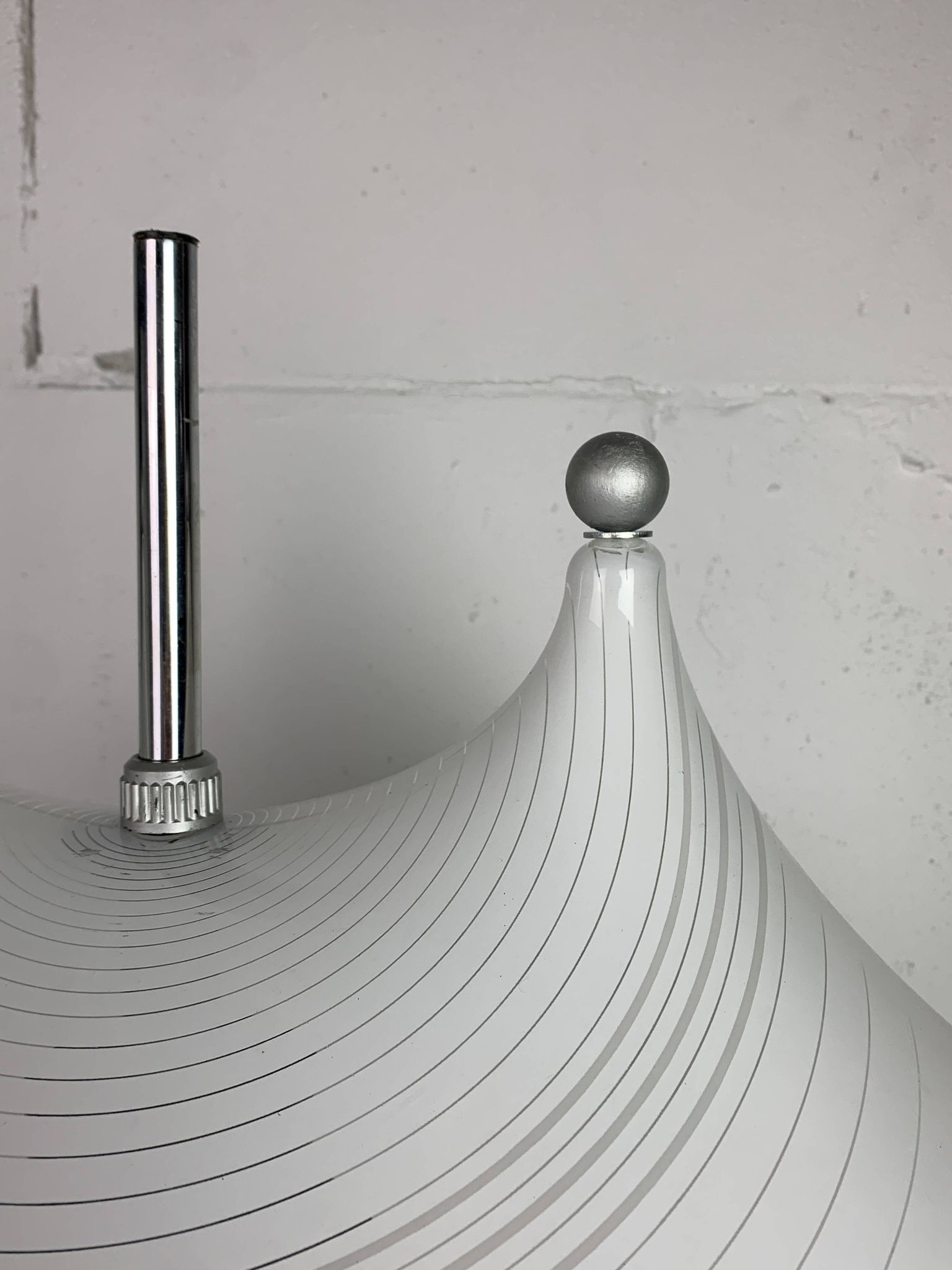 Large Dutch design space age adjustable table or desk lamp by Harco Loor, 1