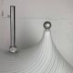 Large Dutch design space age adjustable table or desk lamp by Harco Loor, 1