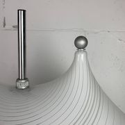 Large Dutch design space age adjustable table or desk lamp by Harco Loor, 1