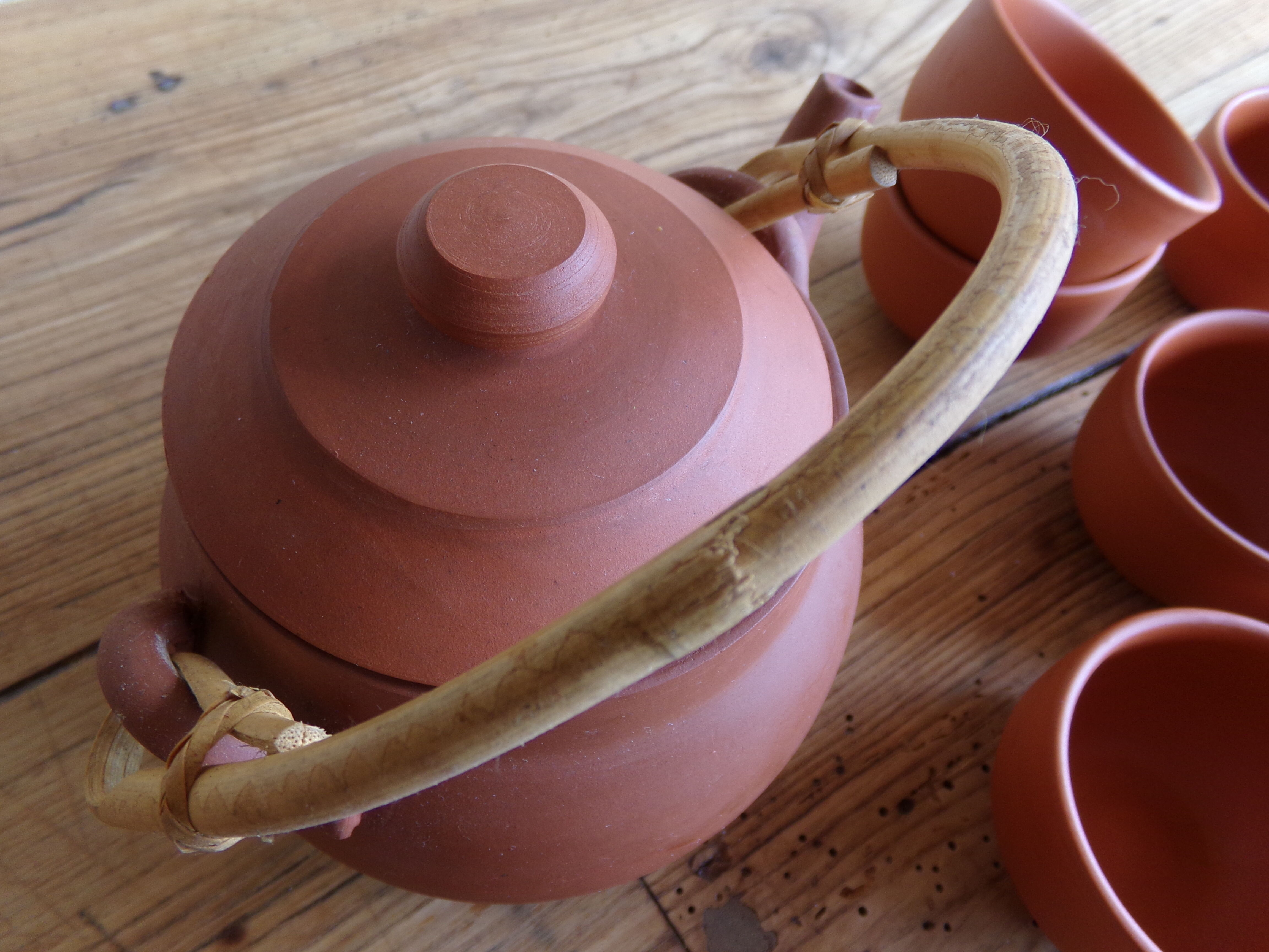 Terracotta tea set