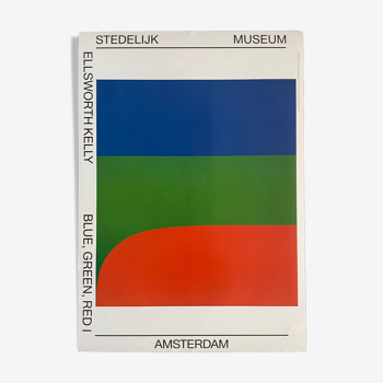 Ellsworth Kelly (1923-2015), Bleu, Stendelijk Amsterdam, imprimé en 2012