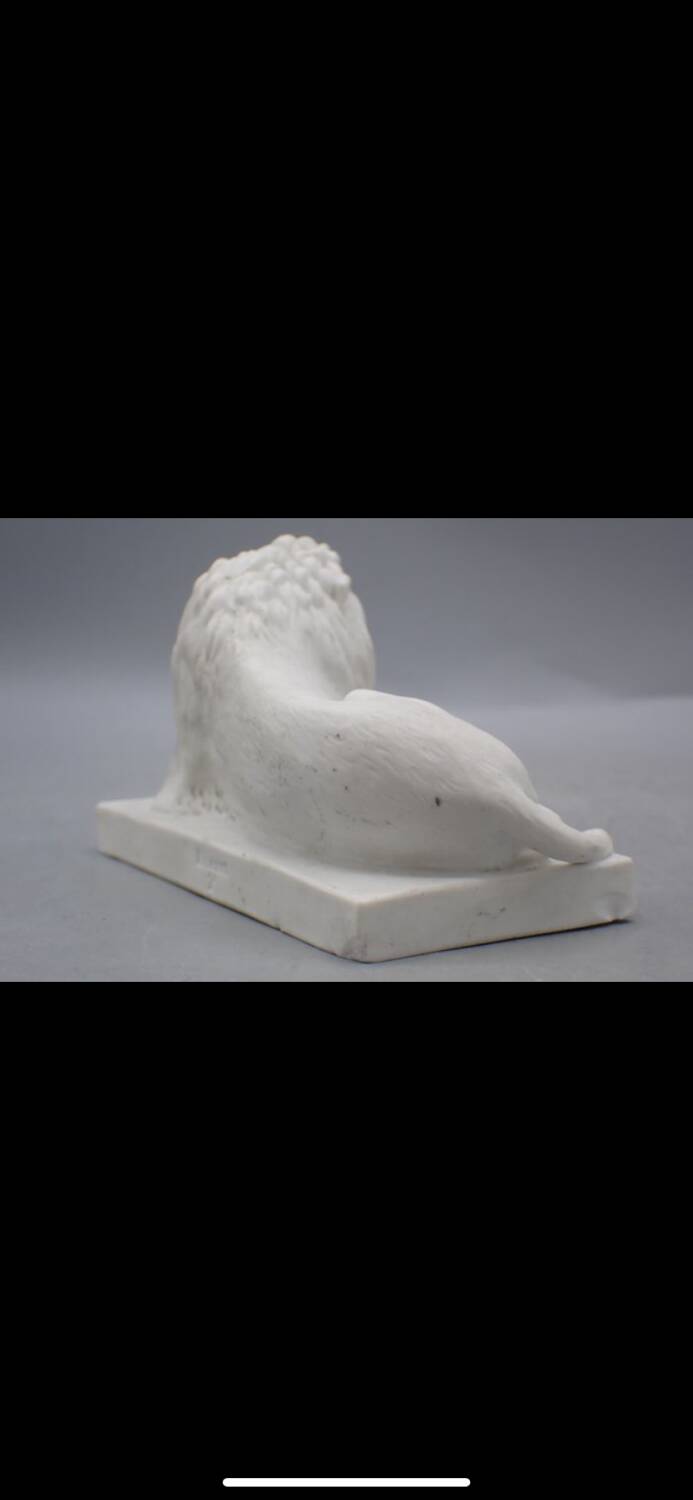 Royal Copenhagen Porcelain Reclining Lion