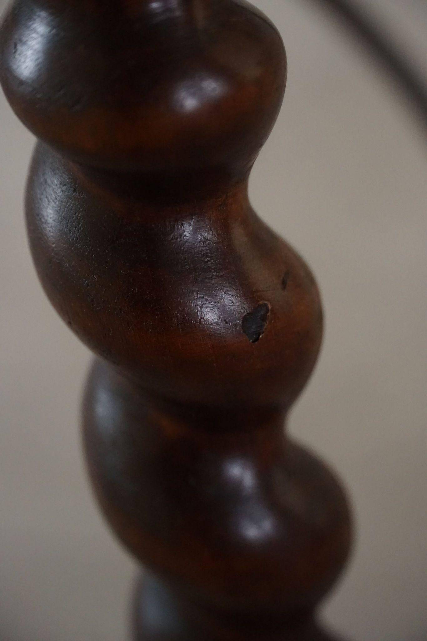 Antique Italian desk table, walnut and marble, Naples, 19th century.