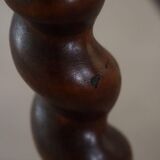 Antique Italian desk table, walnut and marble, Naples, 19th century.