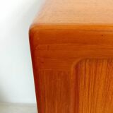 Danish teak sideboard with tambour doors