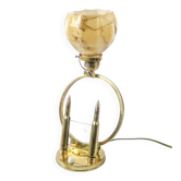 Lampe de table Art Déco avec cadre, Pologne, années 1930