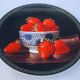 Jean-Claude Chauray strawberry plate for Bernardaud Limoges