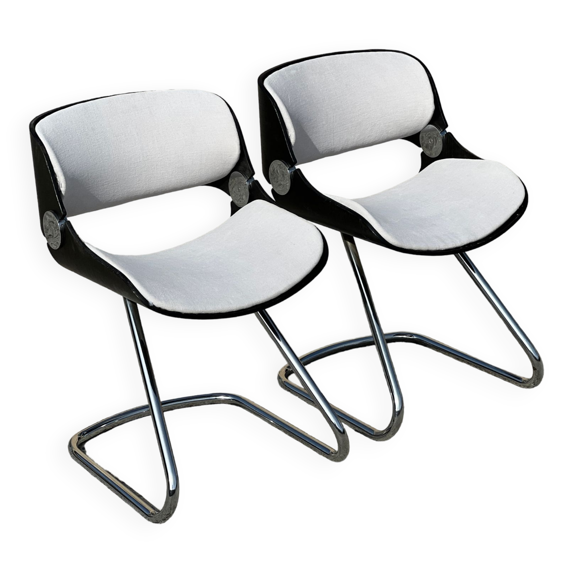 Paire de chaises 1970