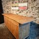 Vintage French Oak and Pine Counter – 1930s Shop Counter or Kitchen Island