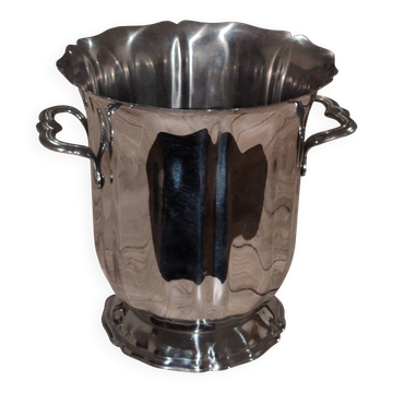Vintage Guy Degrenne stainless steel champagne bucket and bottle cooler.
