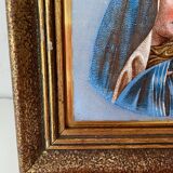 Tableau vierge sur faïence