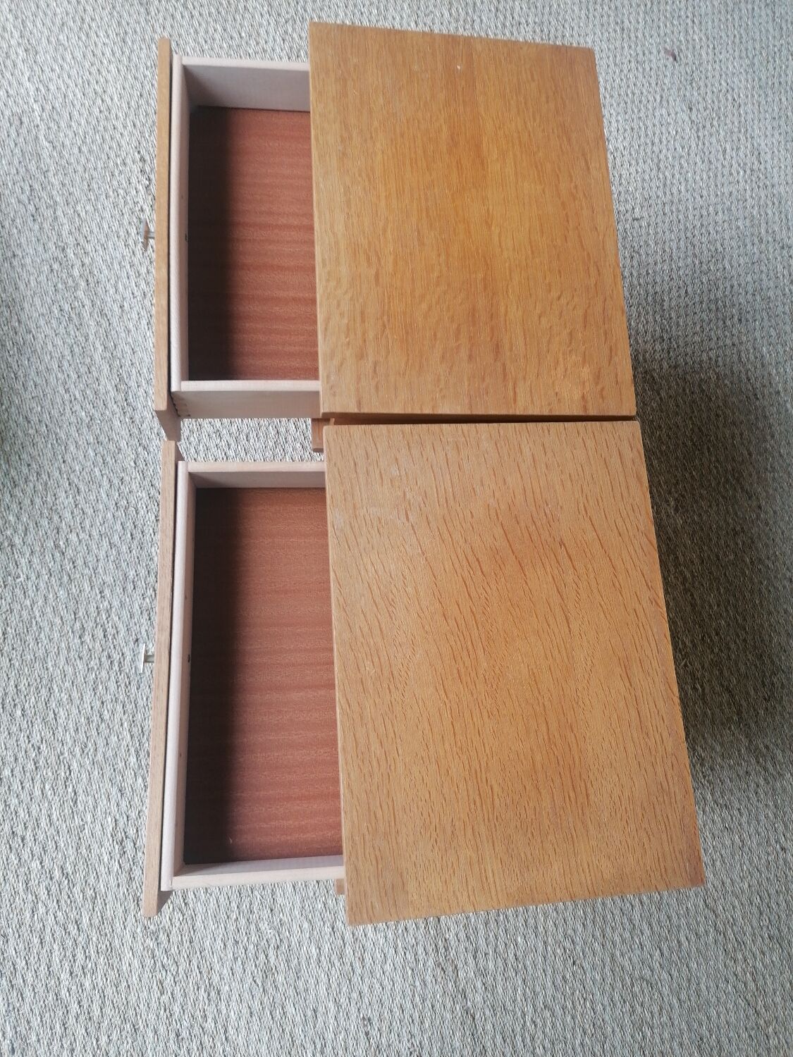 Set of 2 bedside tables year 50