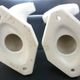 Set of 4 coat hooks, antique porcelain coat rack, art deco circa 1920