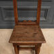 Pair of Lorraine chairs in oak late seventeenth early eighteenth