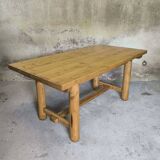 Table vintage en bois massif