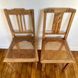 Set of restored art deco chairs