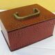 Key box - rock - moiré red