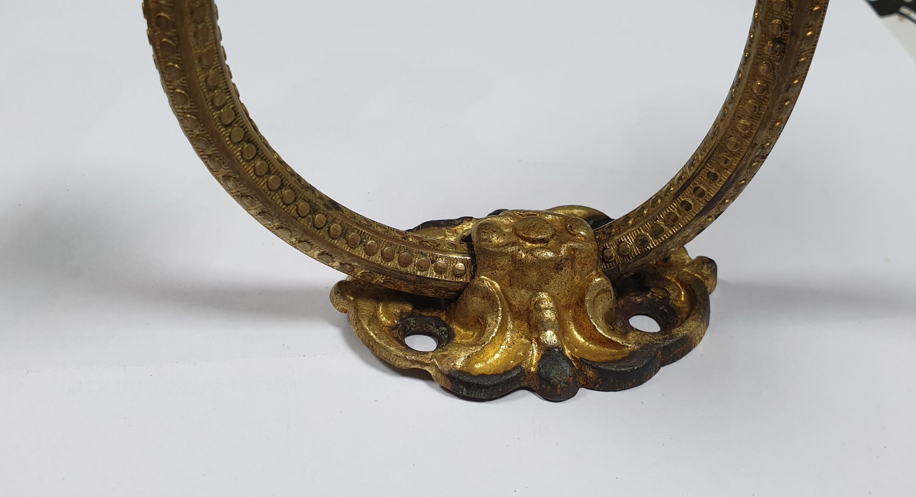 Patère brass porcelain