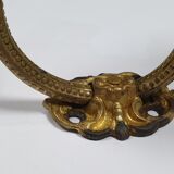 Patère brass porcelain