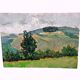 Tableau SCHWARZ (Marcel, 1914-1985) – HST - Paysage, montagne - 1950