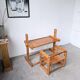 Bureau et chaise enfant pin Bauhaus