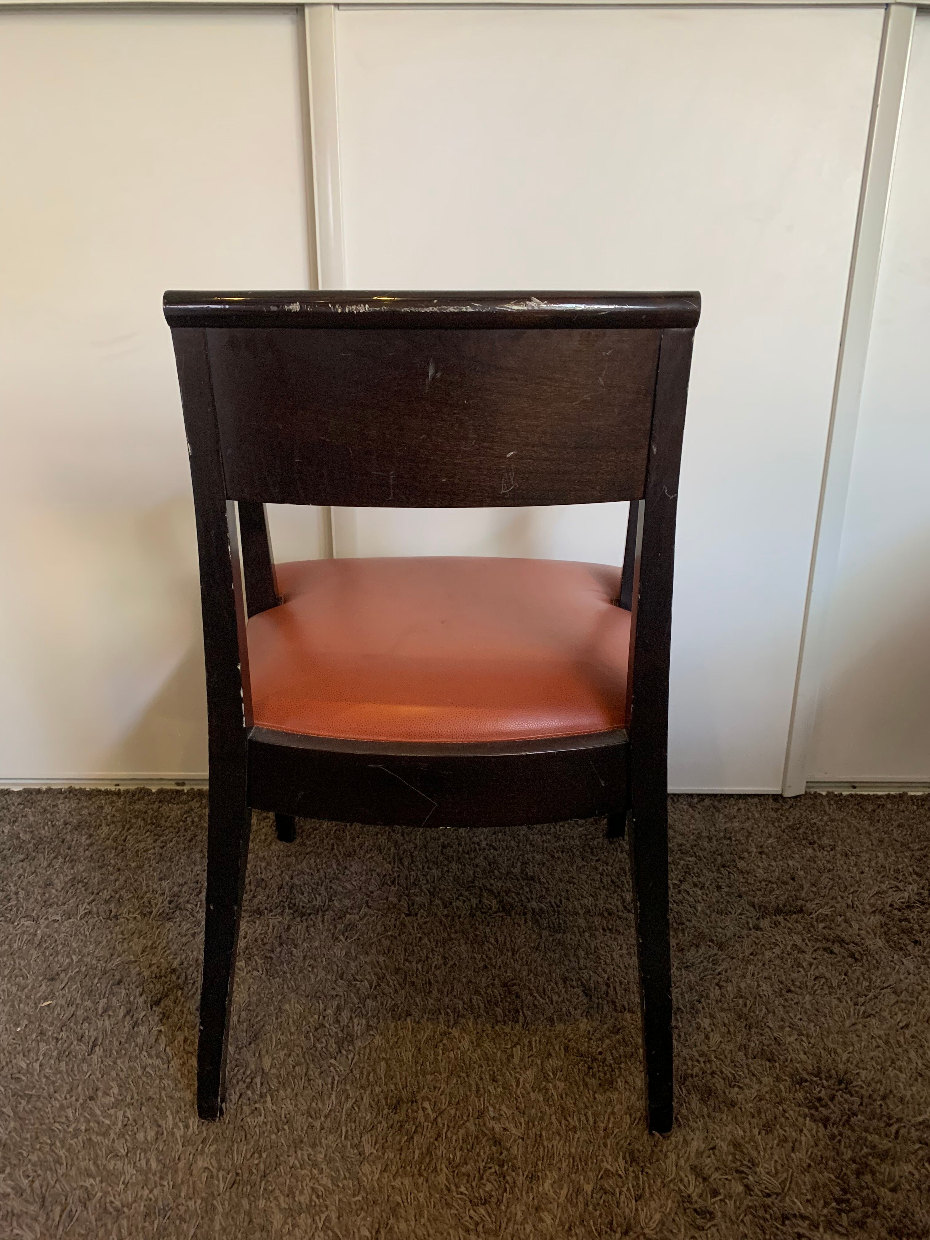 Armchair St James leather Muscat Philippe HUREL