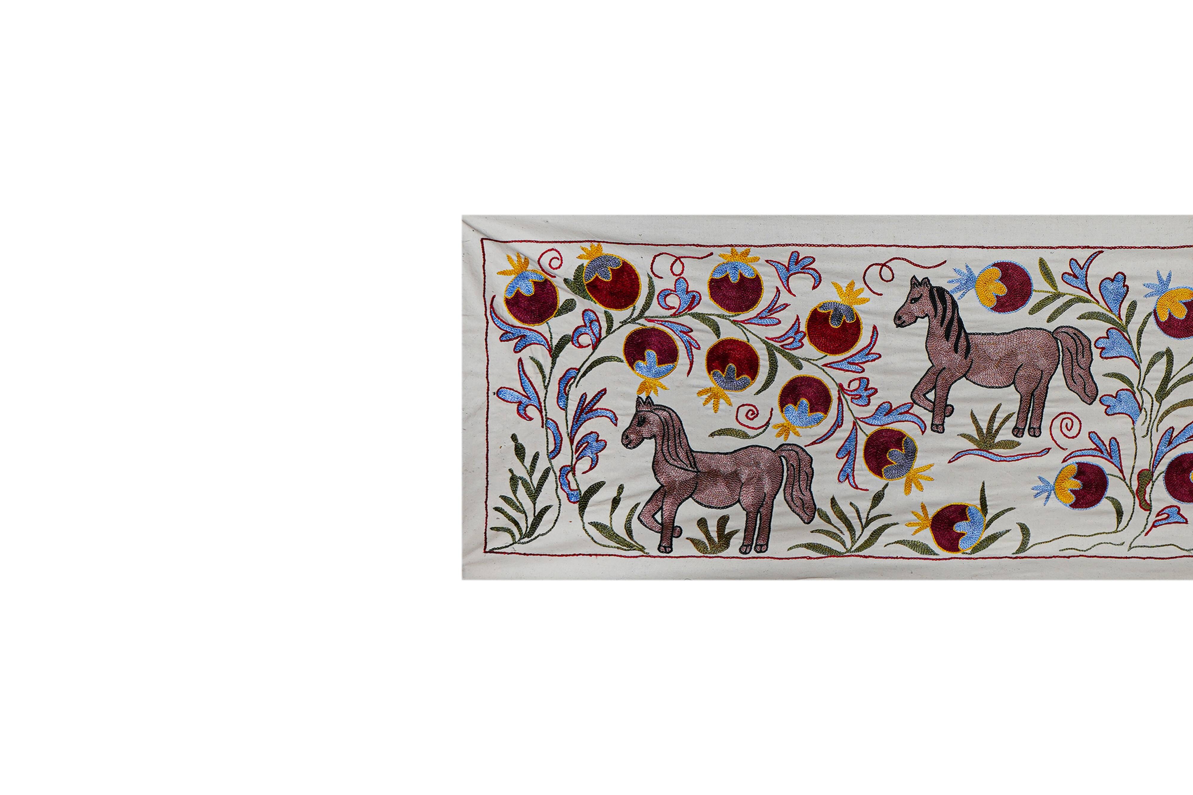 Hand-knotted rug, vintage Turkish rug 50x184 cm