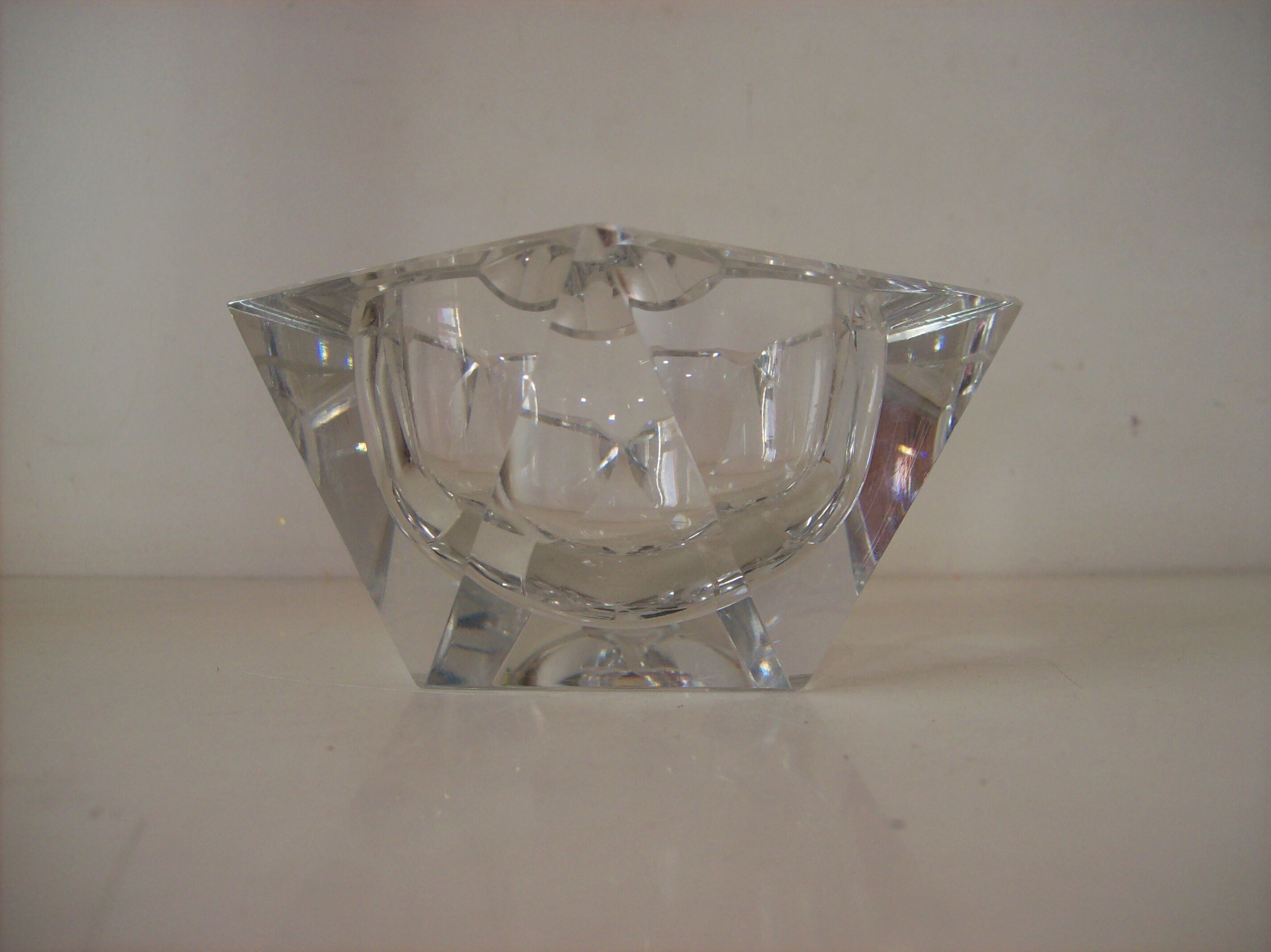 Saint Louis crystal ashtray