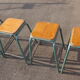 Set de 4 tabourets industriels