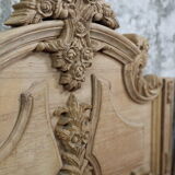 Set of wall panels headboard in carved wood, unique piece