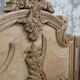 Set of wall panels headboard in carved wood, unique piece