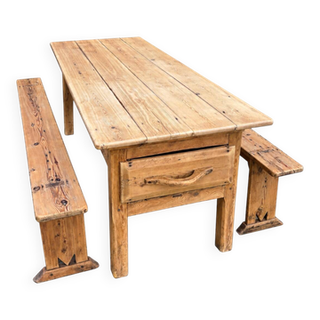 Old farmhouse table