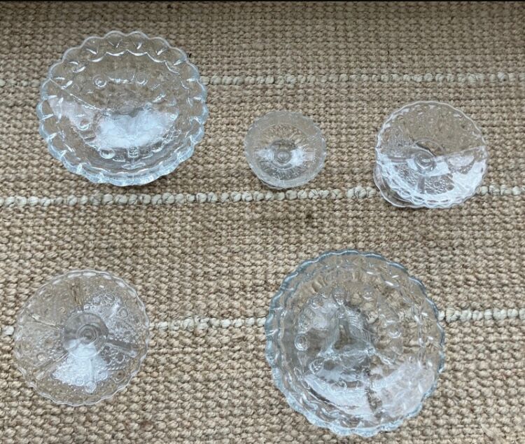 Set of antique crockery