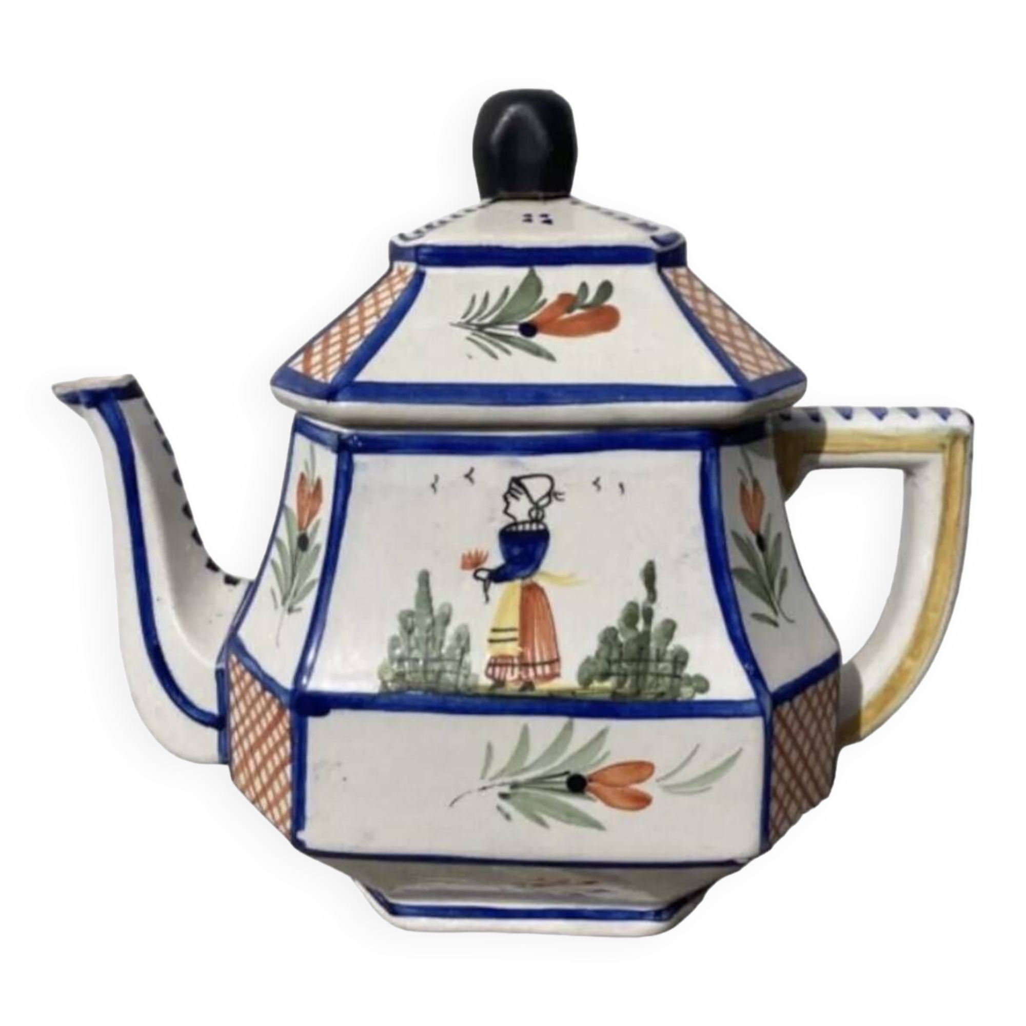 Breton ceramic teapot